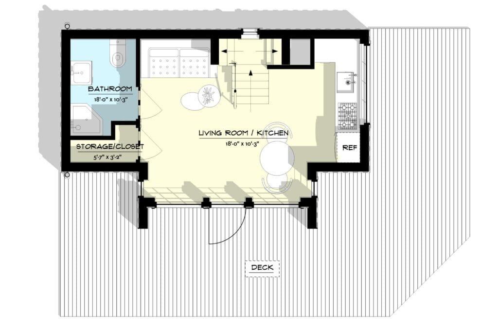 Tiny 01 Floor Plan Main Floor