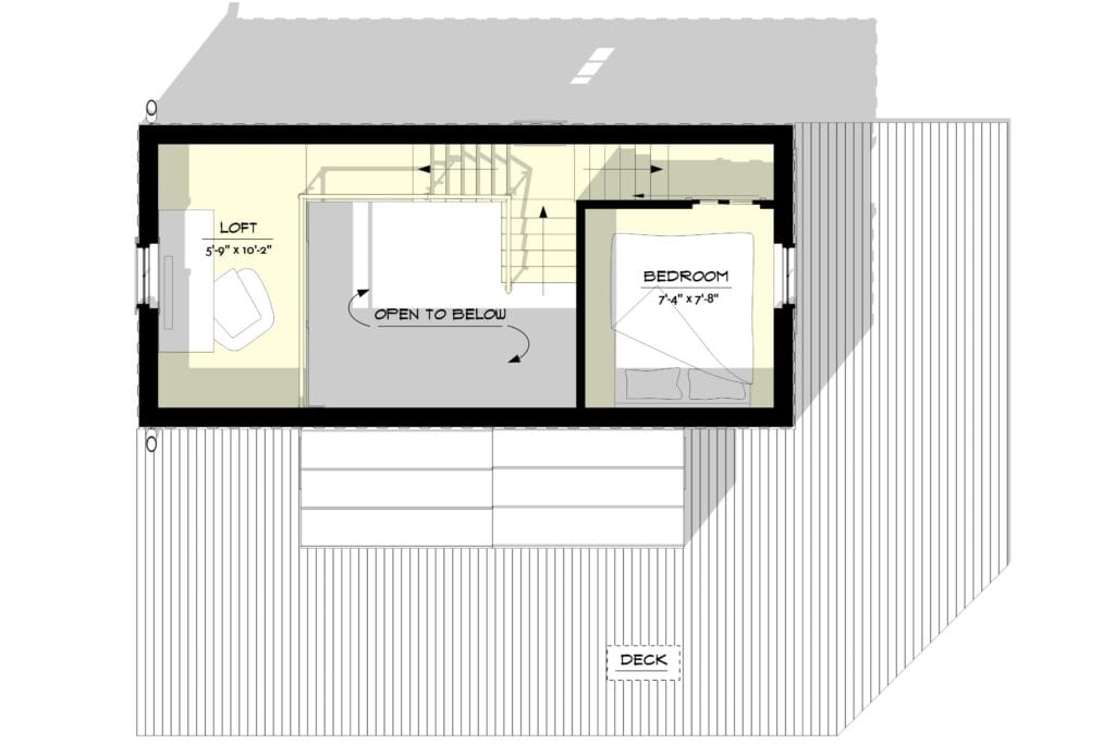 Tiny 01 Floor Plan Upper Floor